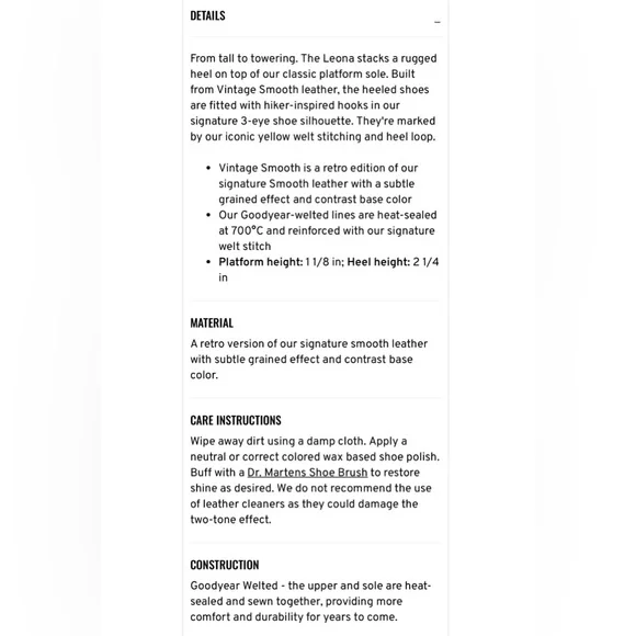 Doc Martens Heeled Boots -LAST PAIR - Picture 14 of 14